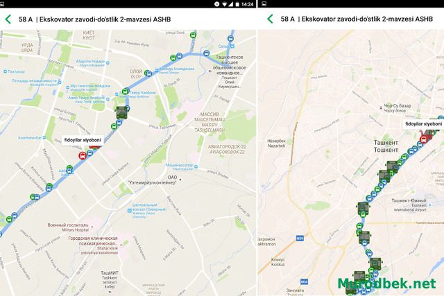 Тошкентда автобуслар ҳаракатини кузатишга мўлжалланган TashBus мобил дастури ишга туширилди